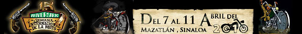 Semana Internacional de la Moto Mazatlan Sinaloa Mexico