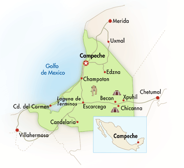 Hoteles en Campeche