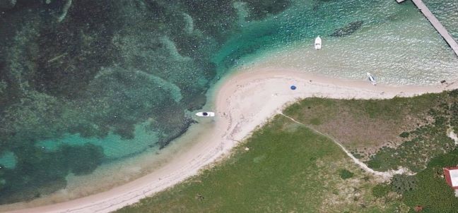 Isla de Enmedio, Alvarado